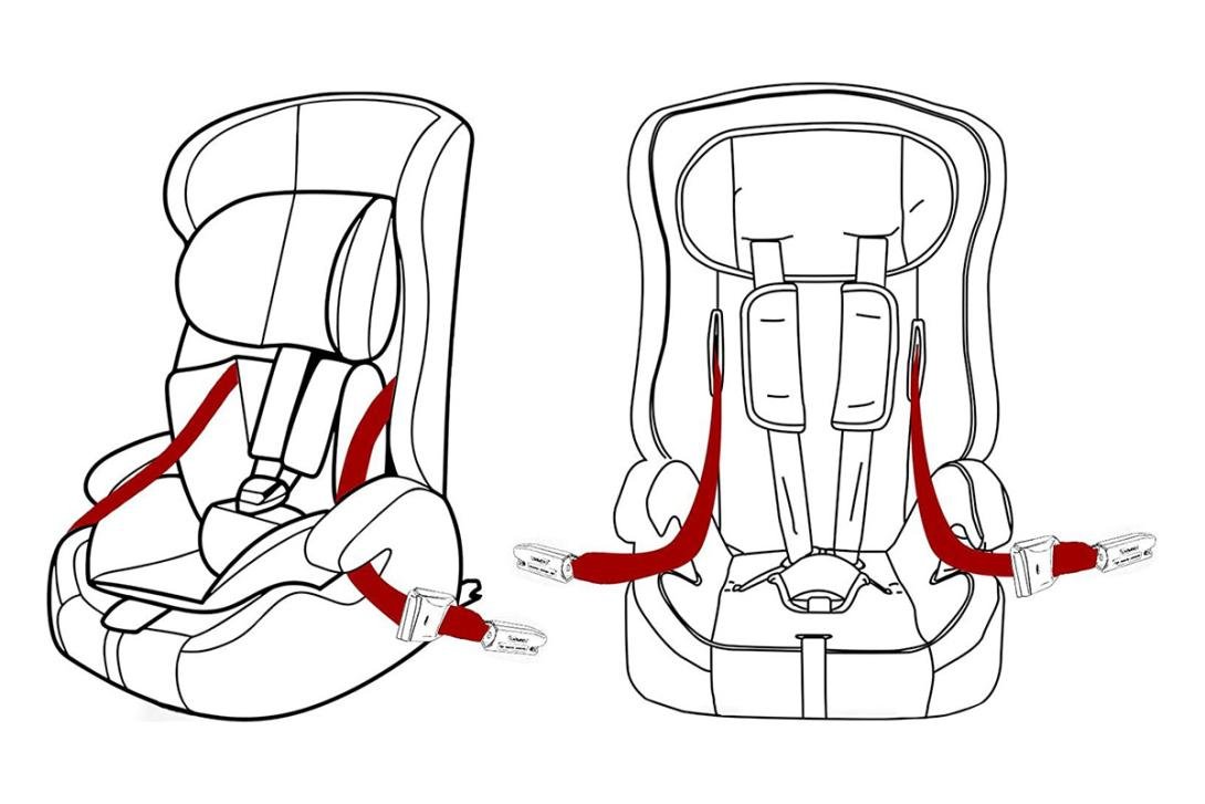 Extenders In Car Seat Setup