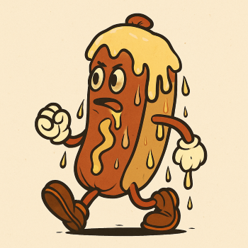 Cheesy Costco Hot Dog