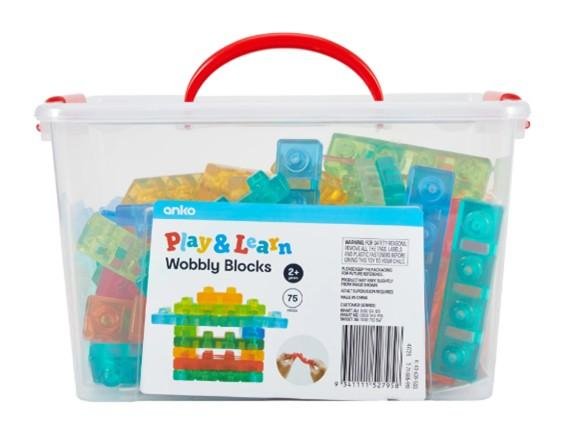 75 Piece Wobbly Blocks Set
