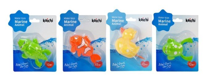 Kaichi Branded Wind Up Animal Bath Toys   Sold At Toyworld