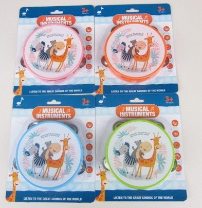Handheld Jingles Toy Tambourine Packaging