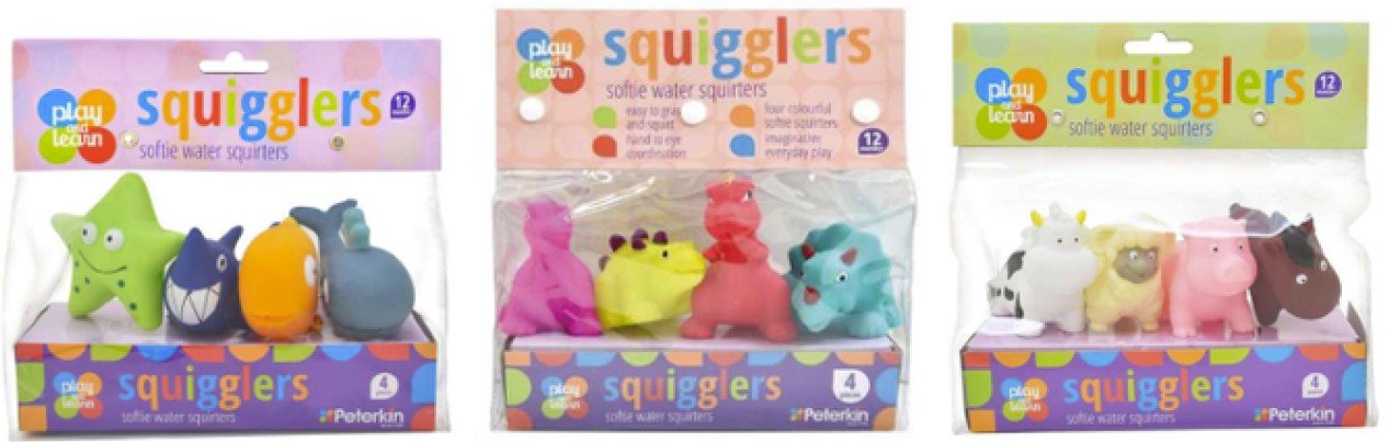 Play Learn Squigglers Softie Water Squirters Sold At Toyworld