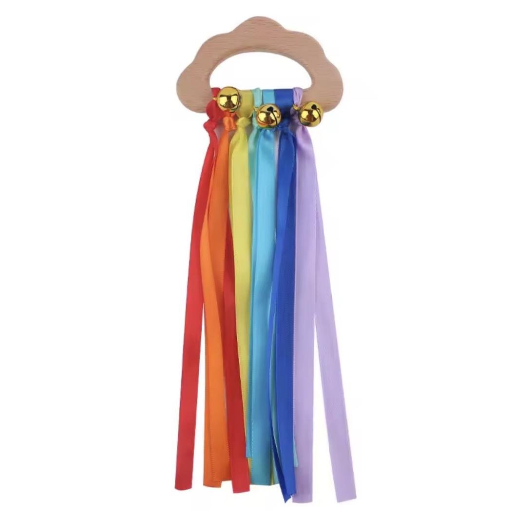 Waldorf Rainbow Hand Kite Rattle